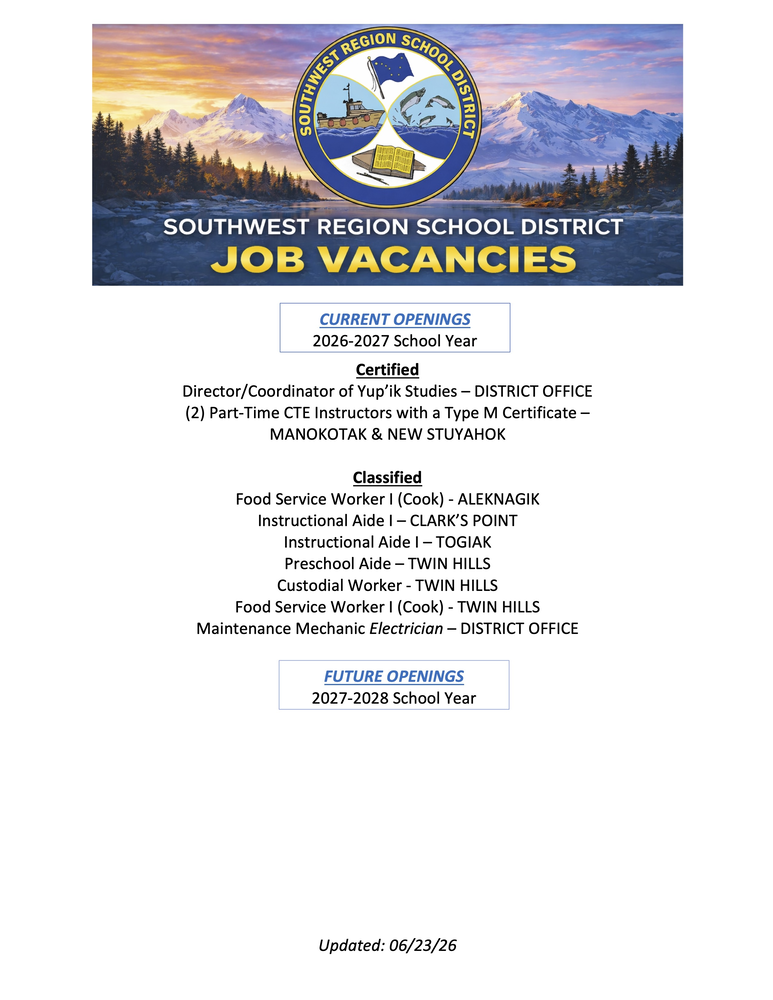 SWRSD Job Vacancies