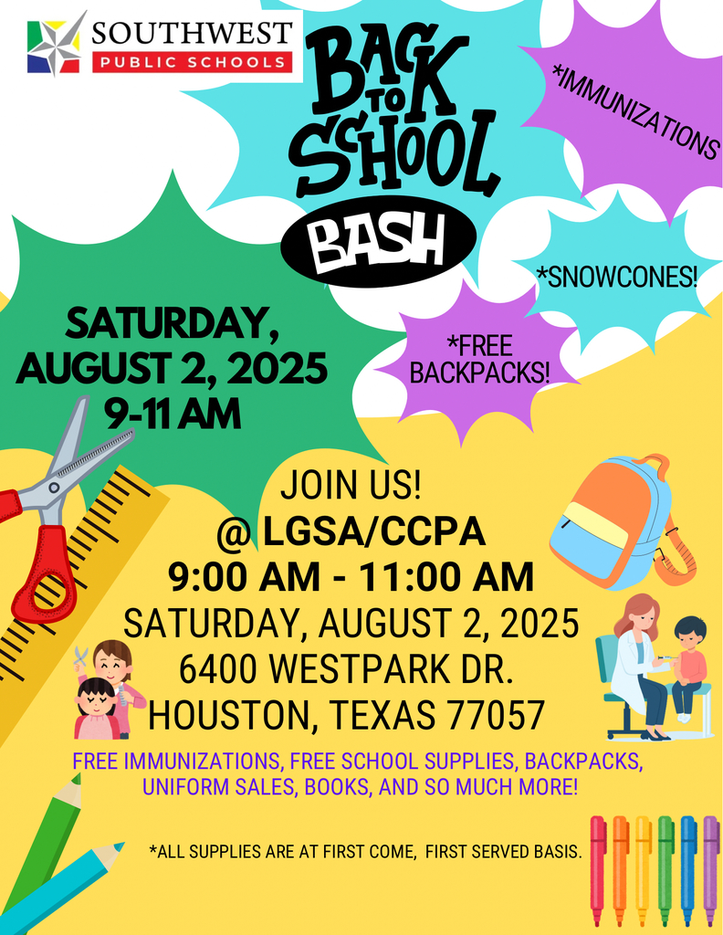Back to School Bash English