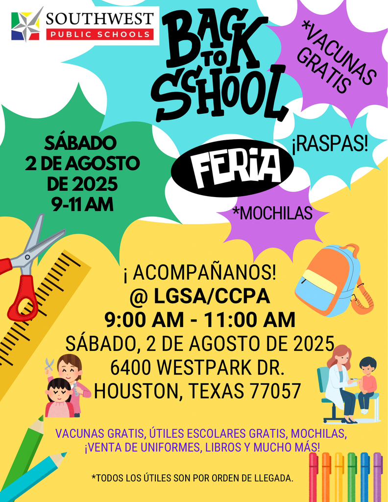 Back to School Bash Spanish