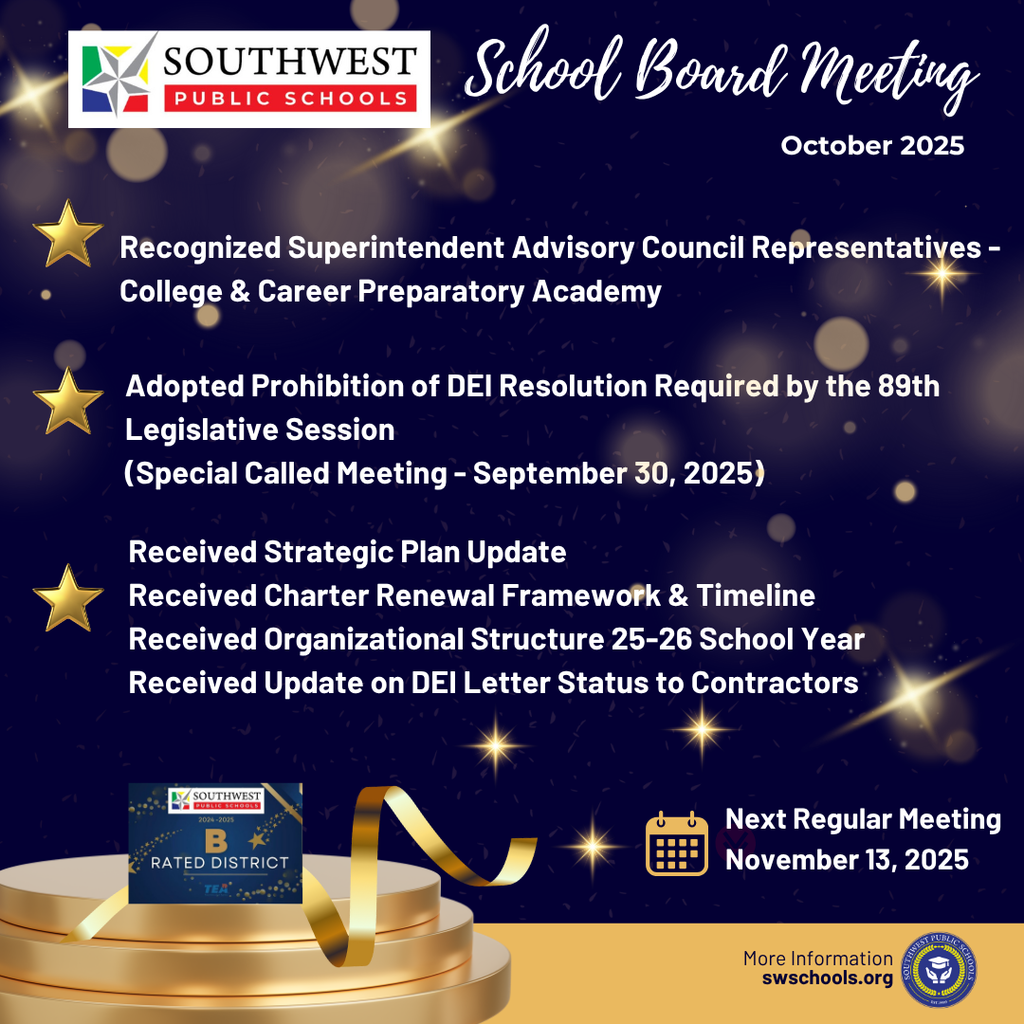 October Board Meeting
