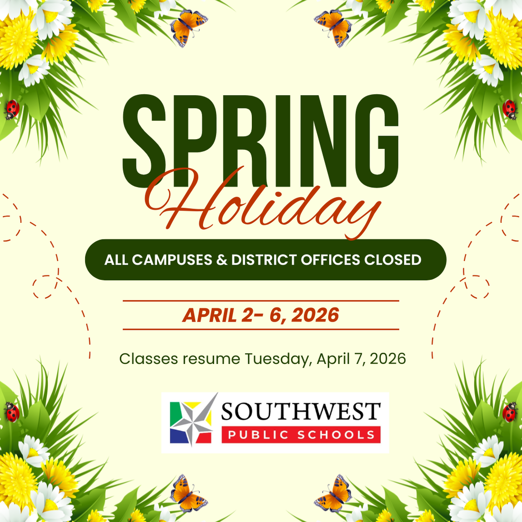 Spring Holiday - No School