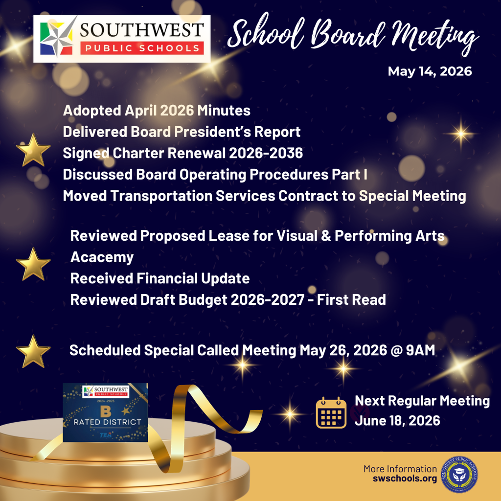 May Board Update
