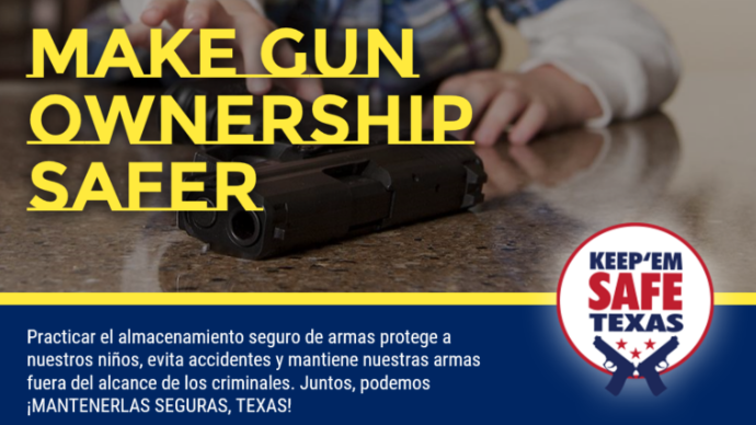 Gun Safe Storage for Parents - English & Spanish