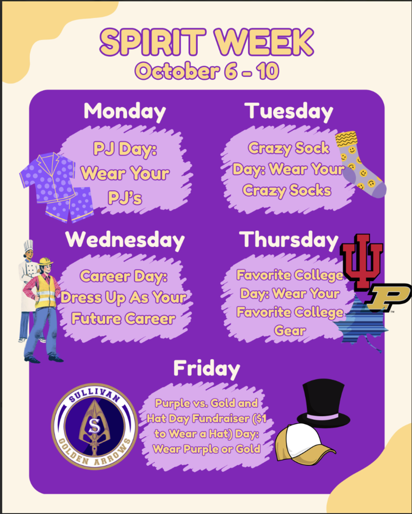 Spirit Week October 6-10