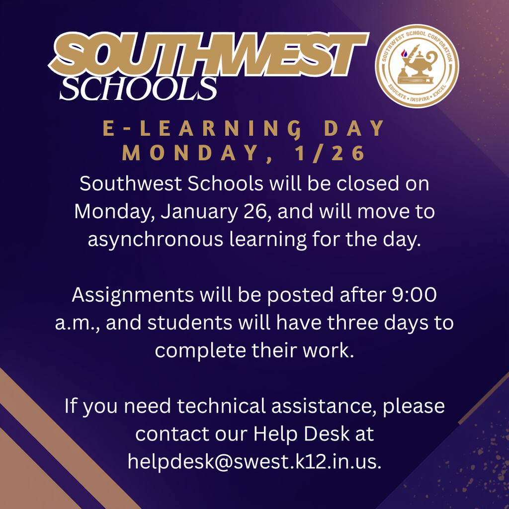 E-Learning Day 1/26/26