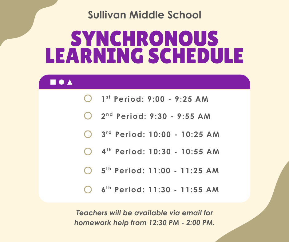 Synchronous Learning Schedule