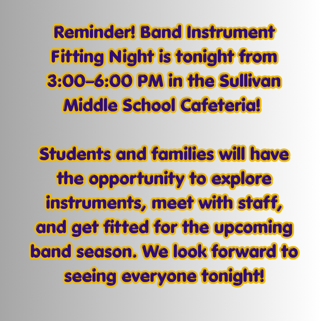 Band announcement