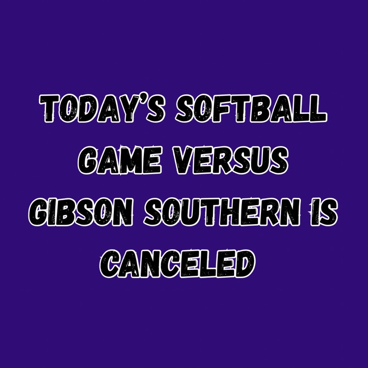 softball canceled