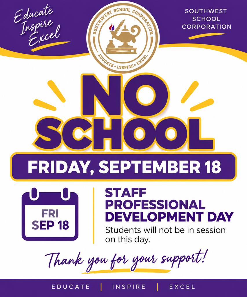 PD Day 9/18/26 NO SCHOOL