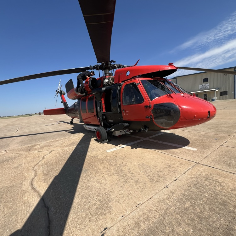 Retired Army helicopter now outfitted to fight fires