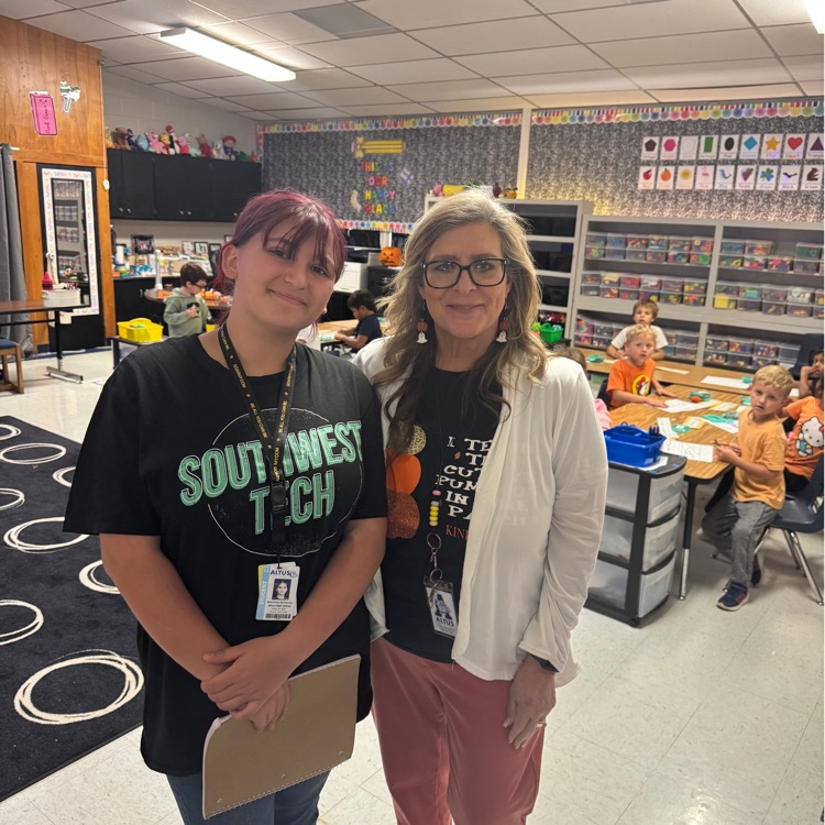 Sam with Mrs. Warren