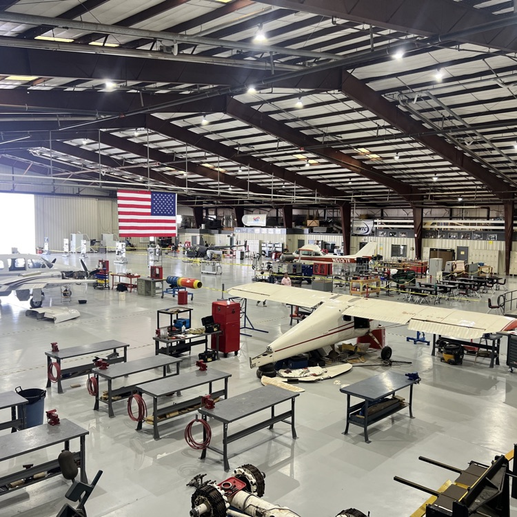 the hanger as guests pass through