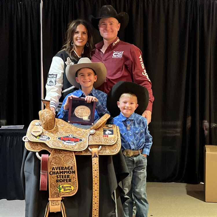 Tunney family at the national rodeo awards