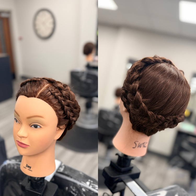 hairstyle with crown braids