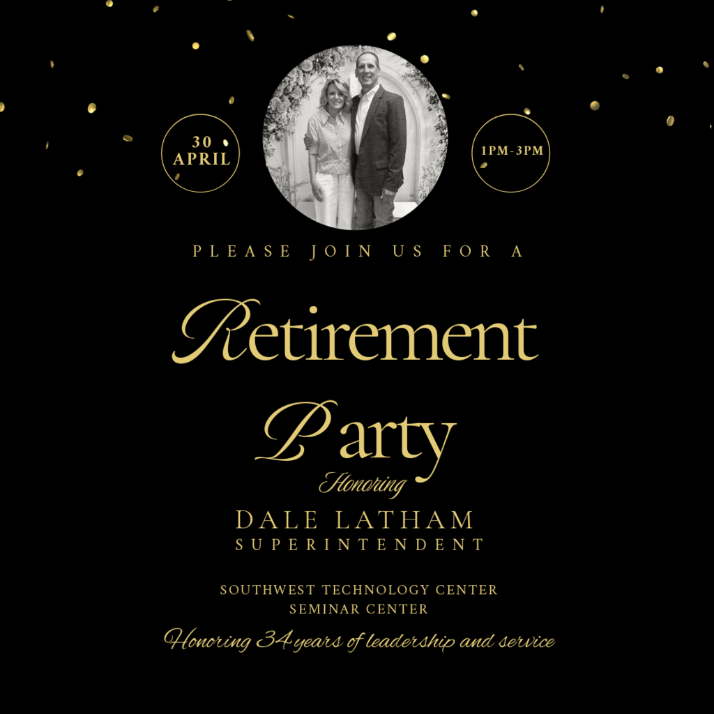 Dale Latham retirement invitation