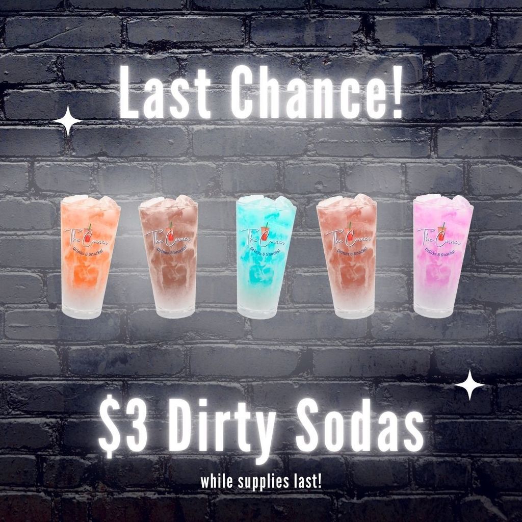 $3 dirty sodas