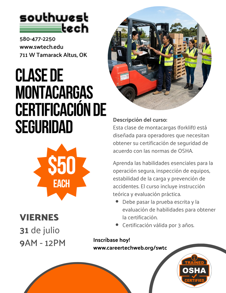 spanish language flyer