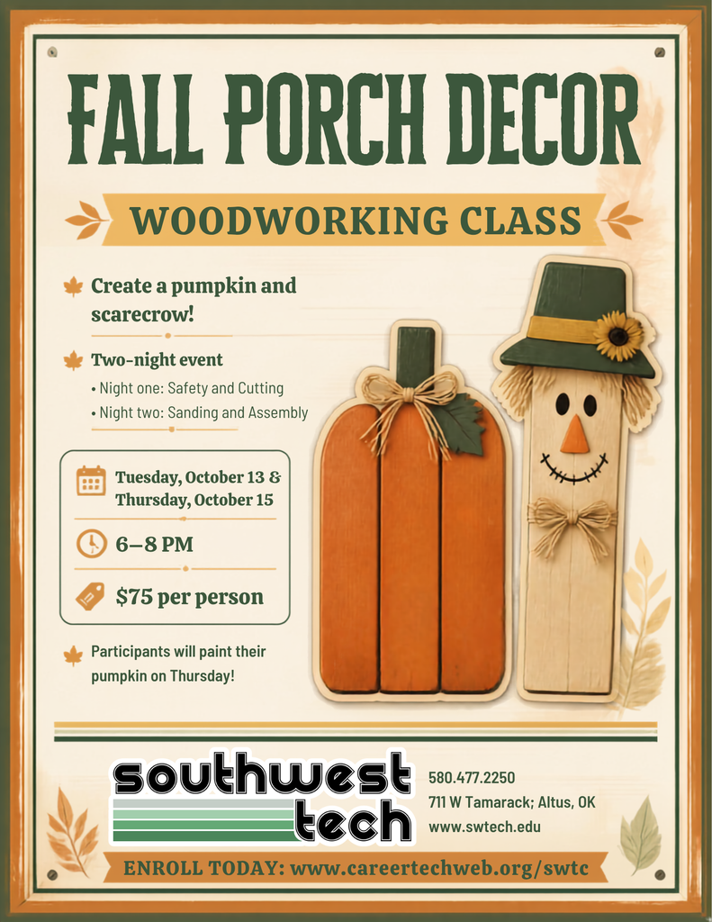 fall porch decor class