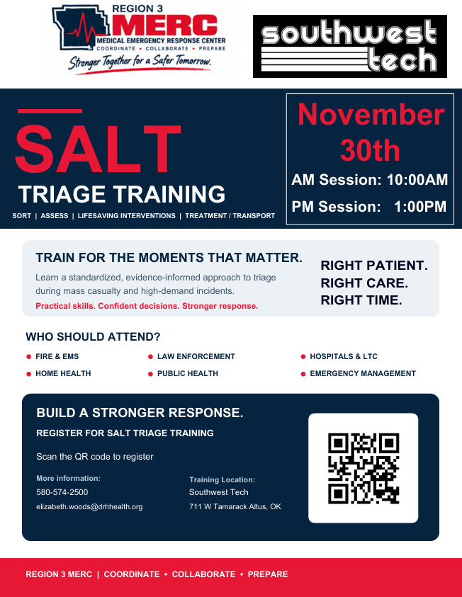 salt training flyer