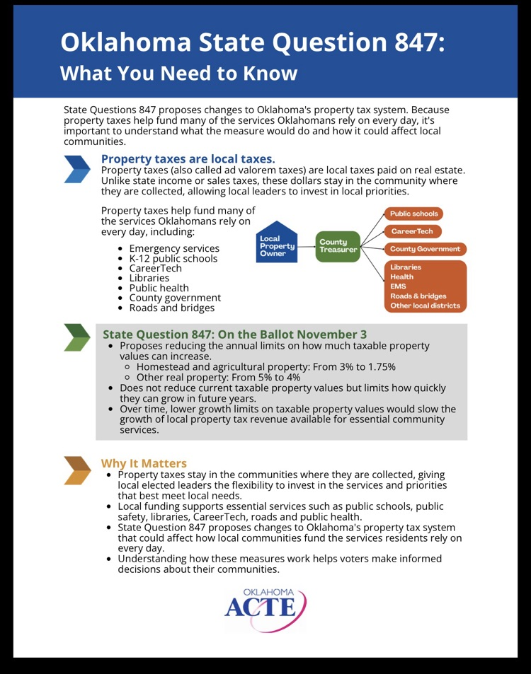 Facts about State Question 847!