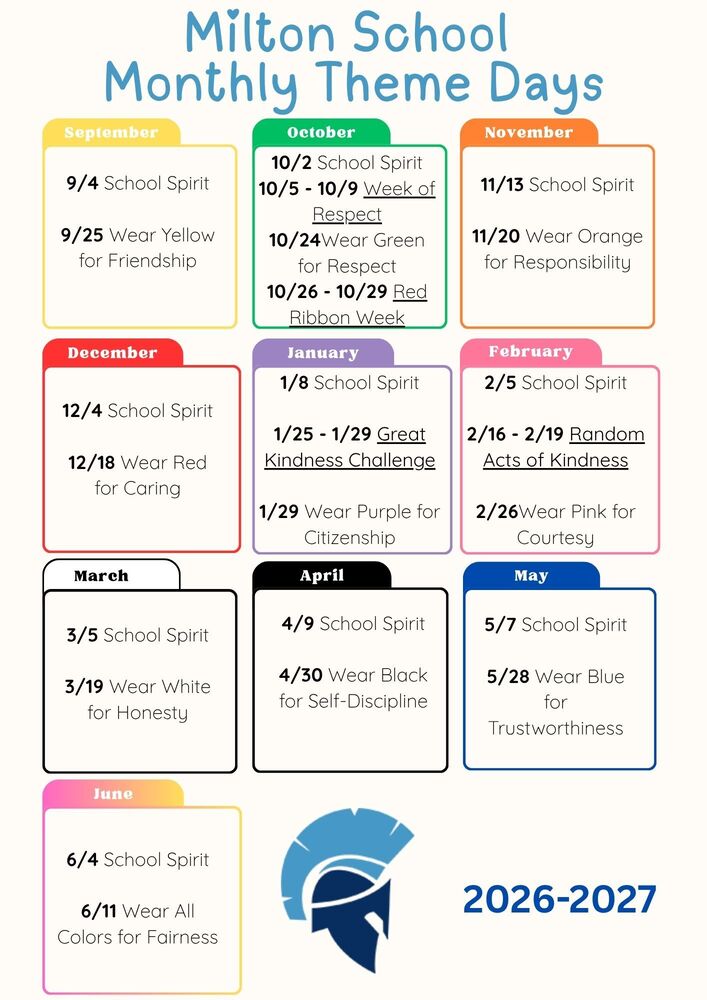 Milton Theme Days