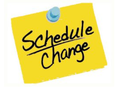 Meeting Time Change Notice