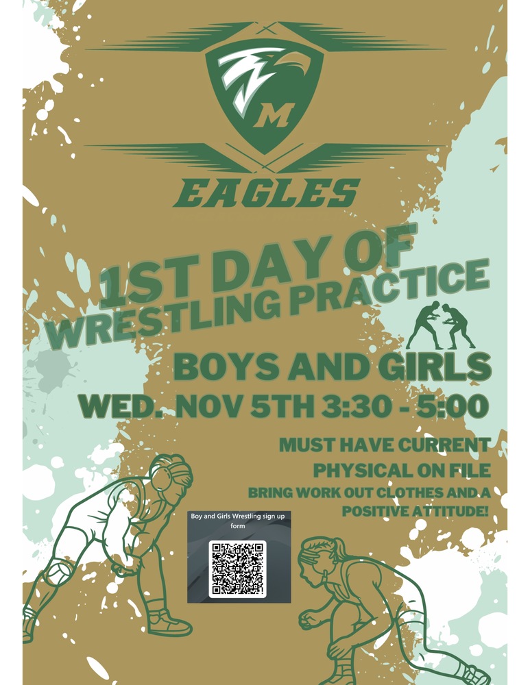 Wrestling Practice Flier