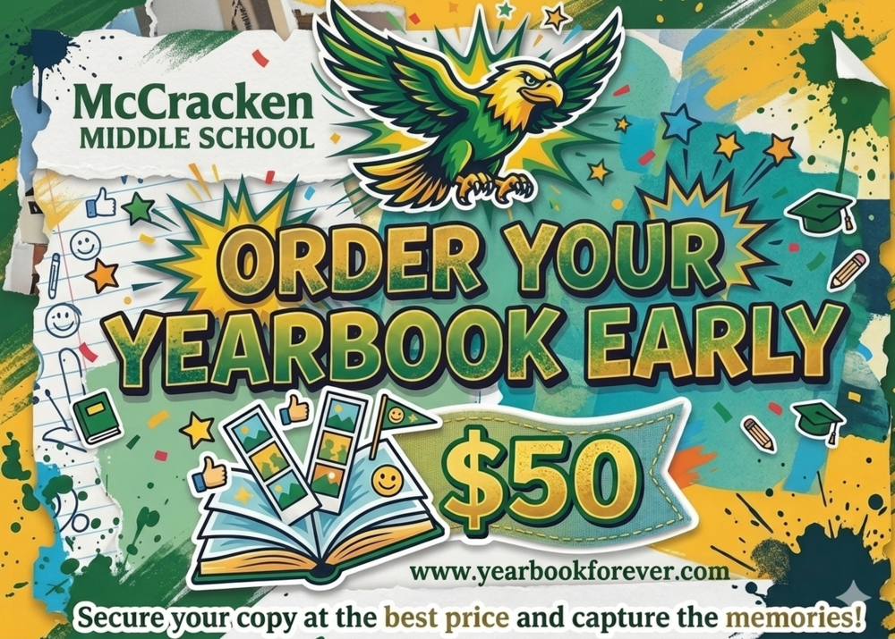 Order Your Yearbook Early graphic