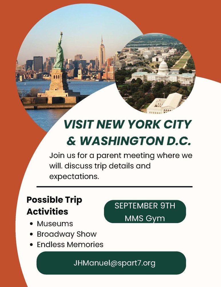 8th grade trip flier