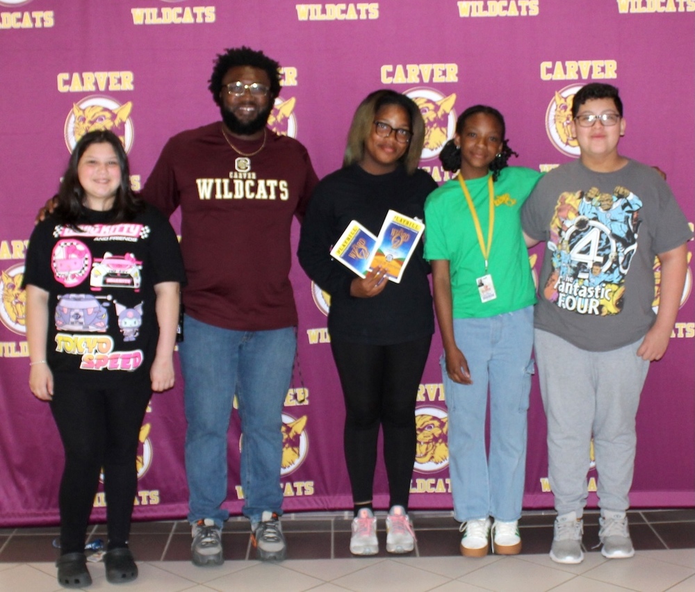 students with principal