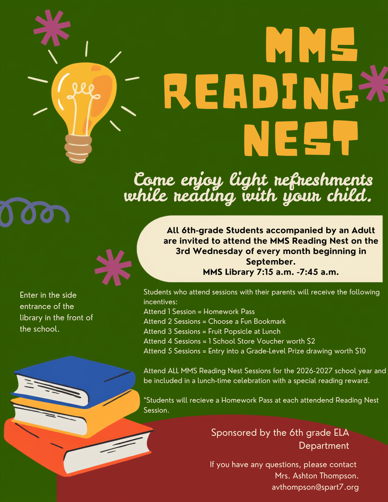 6th Grade Reading Nest