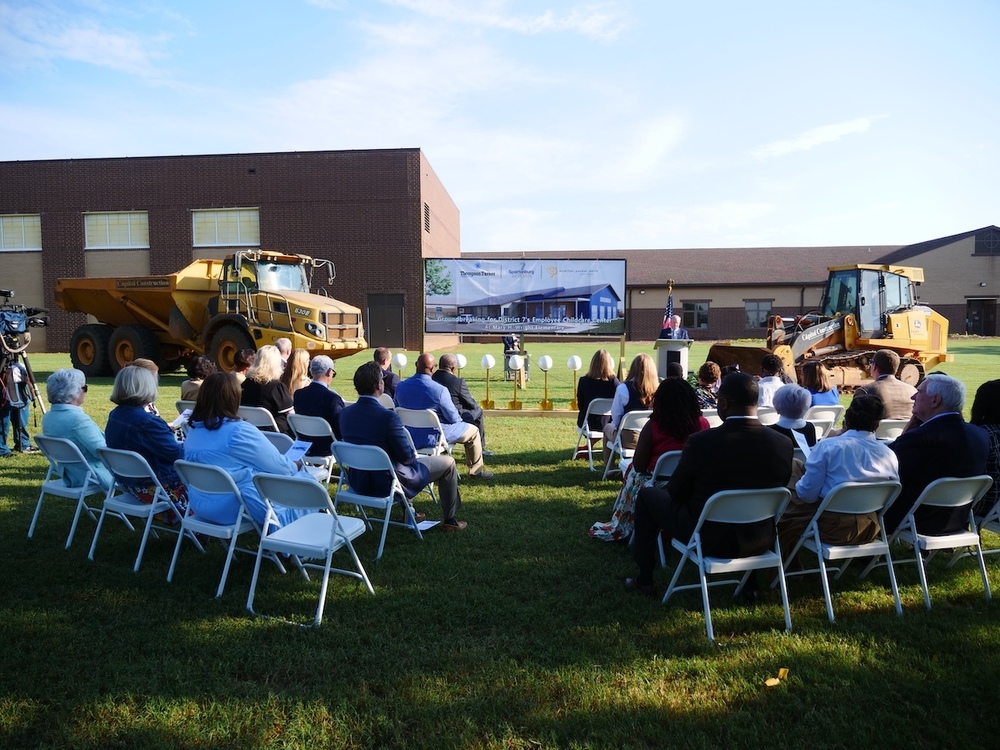 Groundbreaking for Dad 7 Employee Childcare