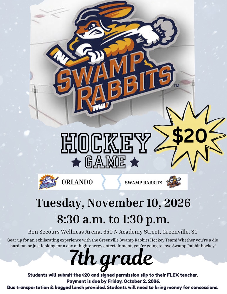 Swamp Rabbits Hockey Game Flier