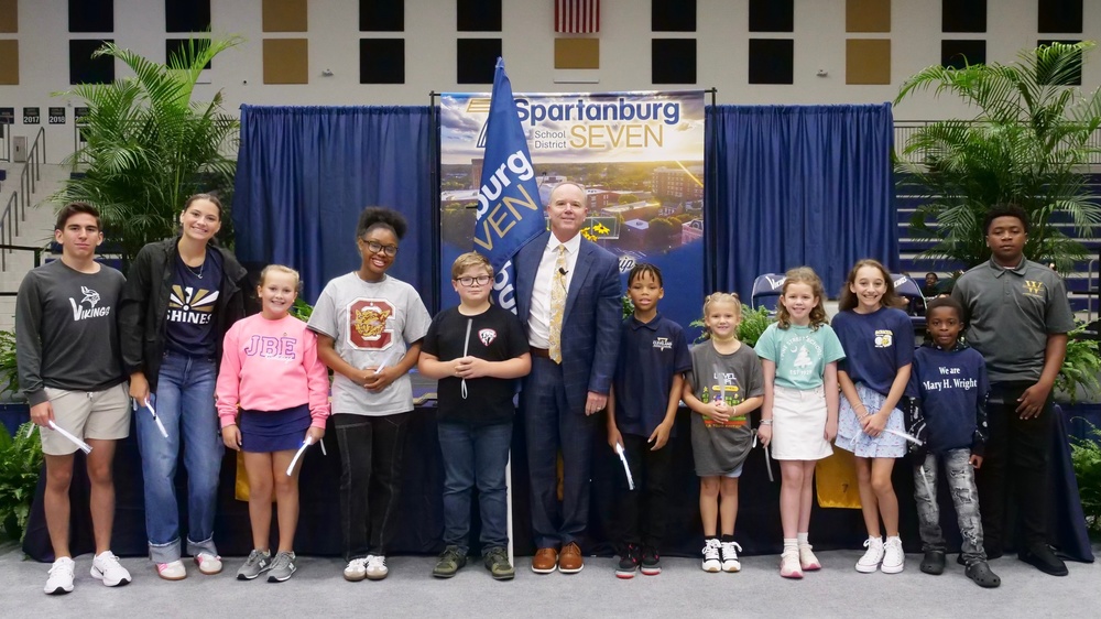 Jeff with Students