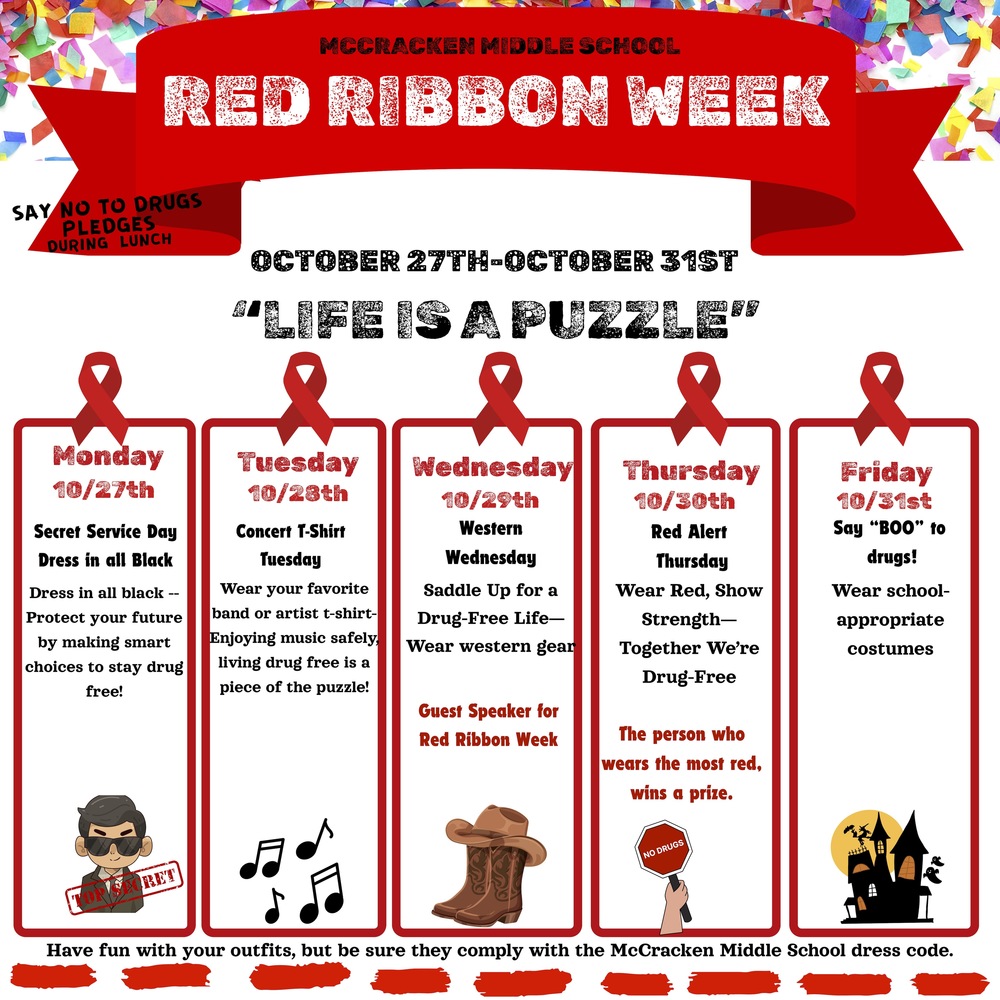 Red Ribbon Week Flier