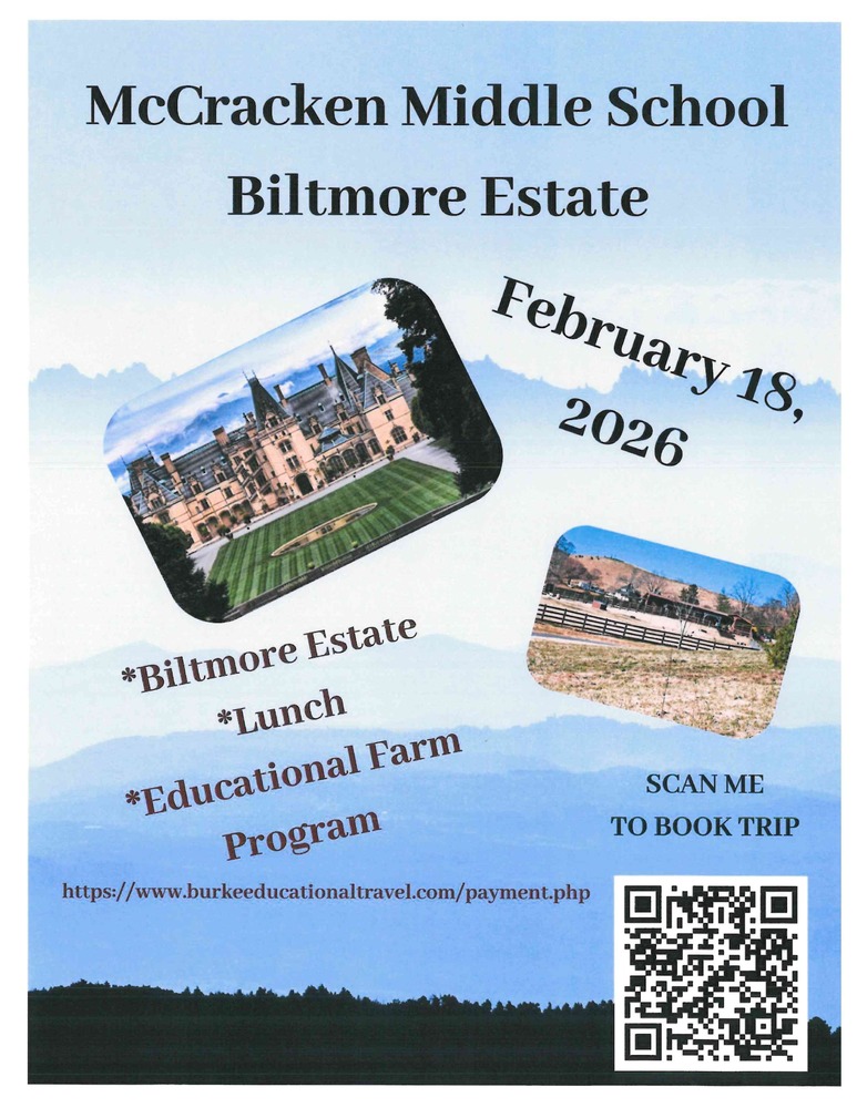 6th Grade Field Trip Flier