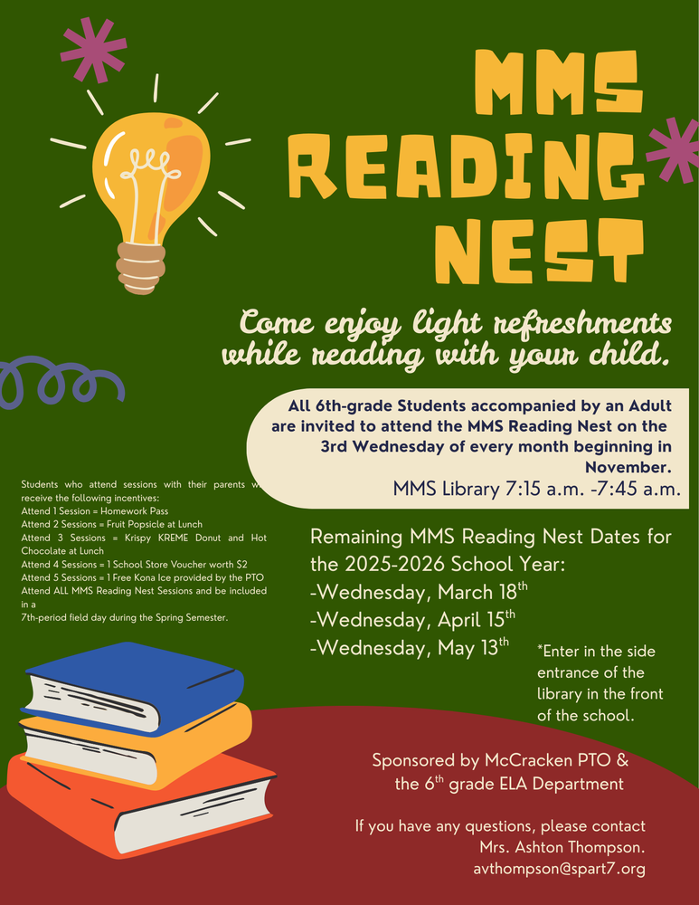 MMS Reading Nest Flier