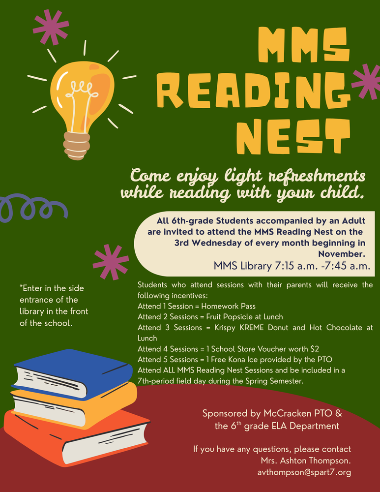 MMS Reading Nest Flier