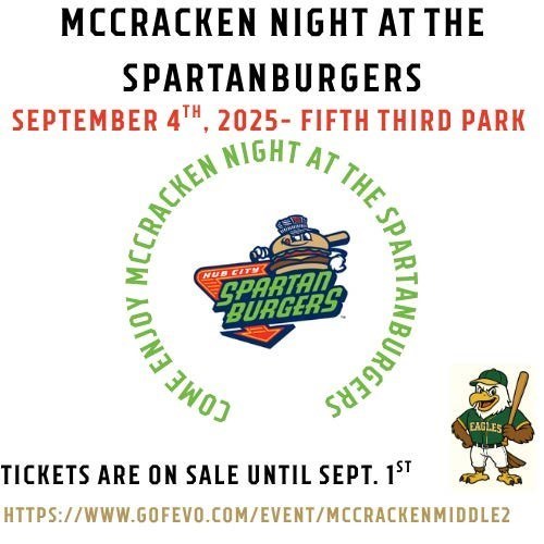MMS night at the Spartanburgers game flier