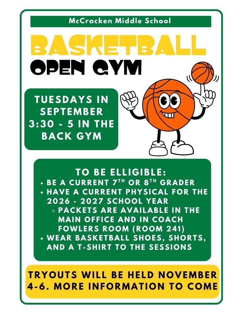 Basketball Open Gym Flier
