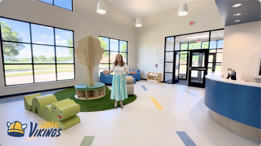Little Vikings Employee Childcare center lobby