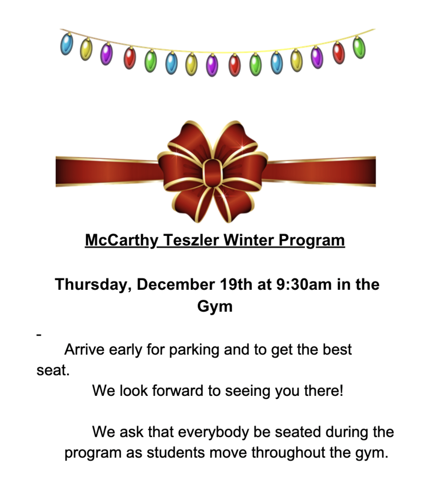 Holiday Program