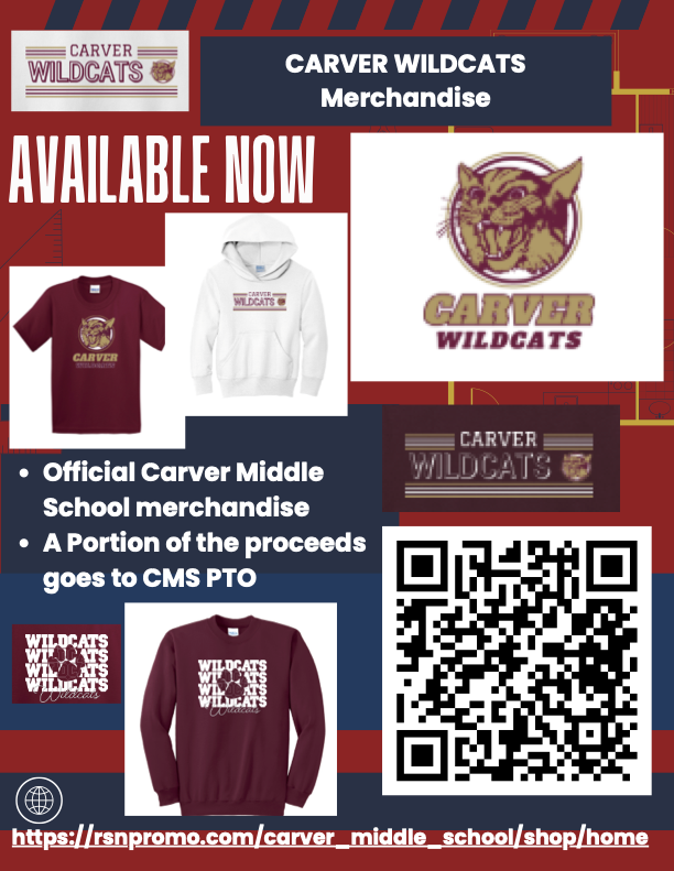Carver Merch Available Now!