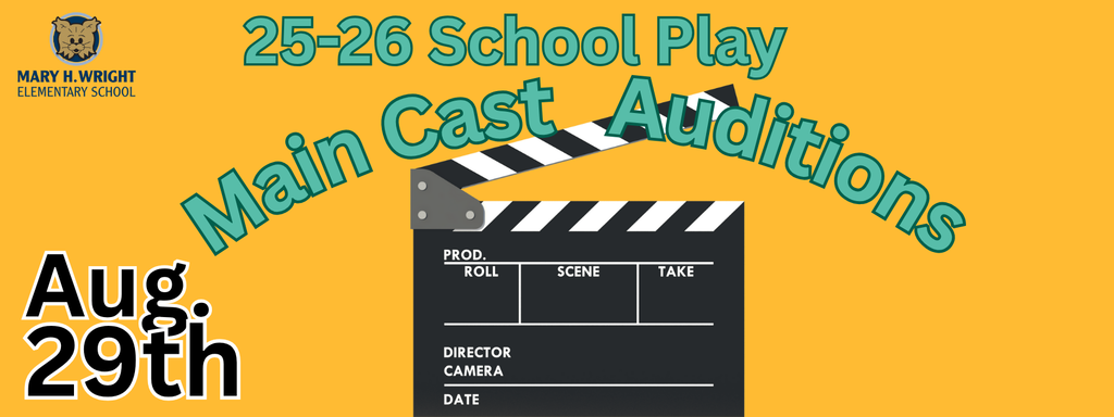 Main Cast Auditions Aug. 29