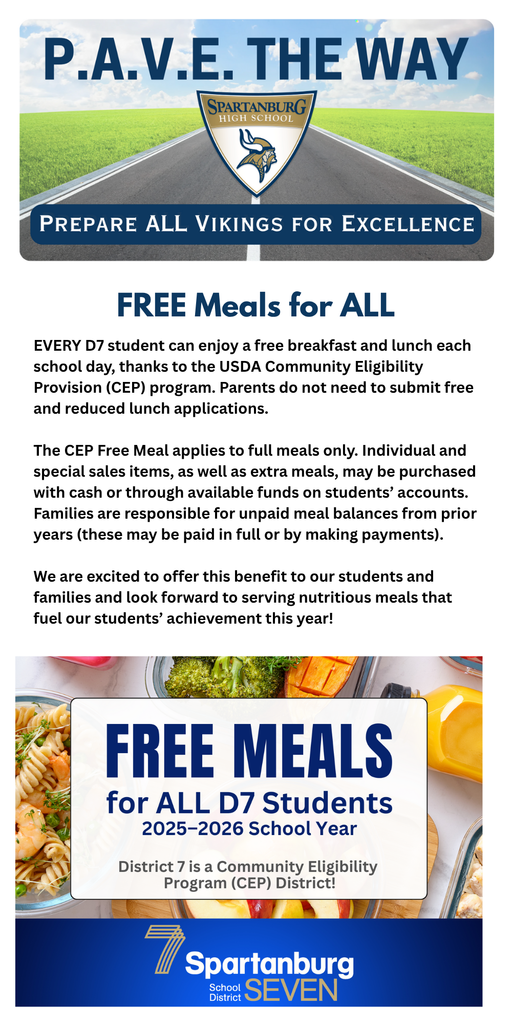 free meal information