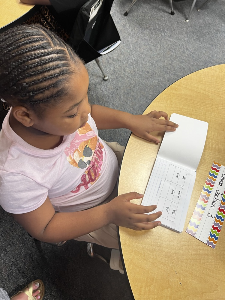 student working