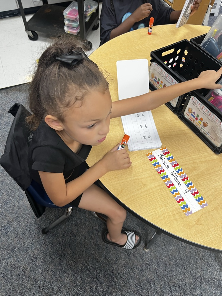 student working