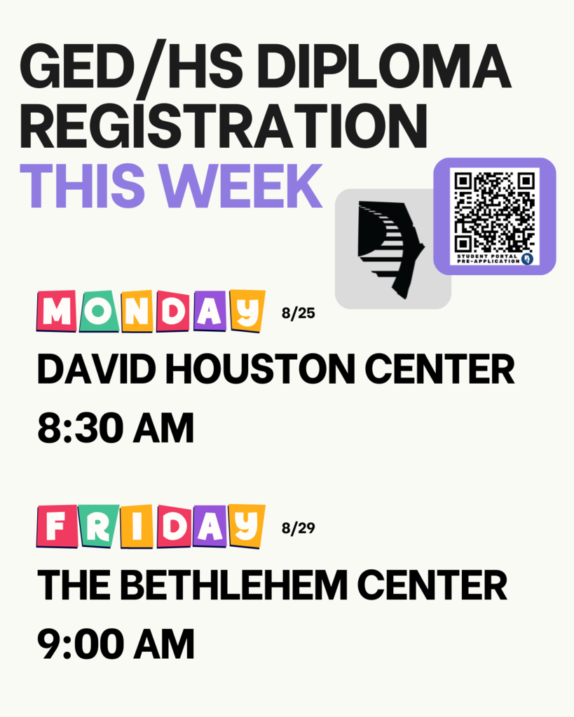 This week's adult education registrations