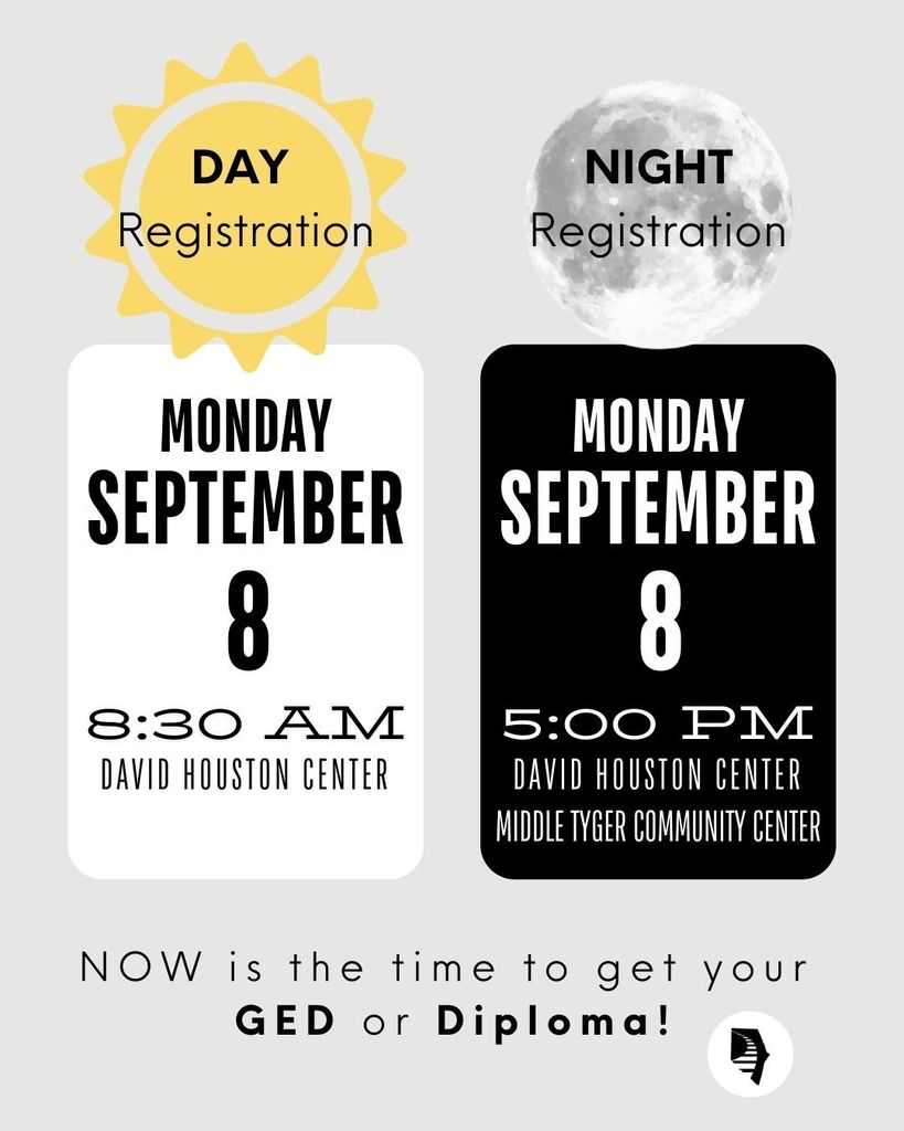 Night GED Registration September 8