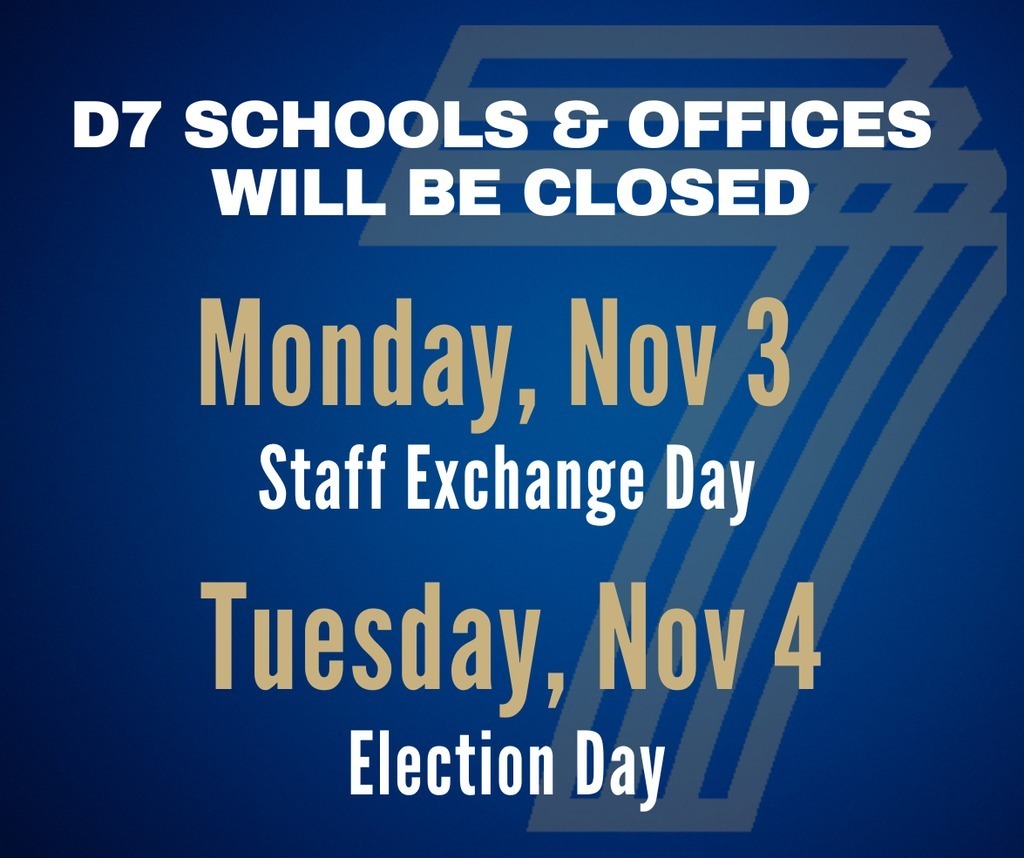 schools closed November 3 and 4
